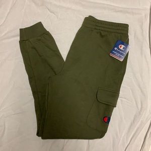 - Army Green Joggers 
- Champion 
- XL